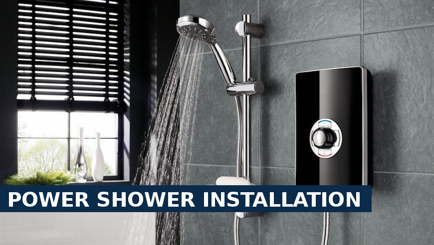 Power shower installation Clayhall